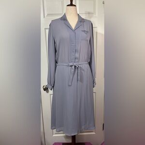 Chic Women's Gray Midi Dress